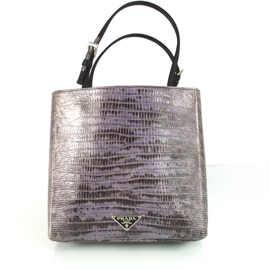 Prada Karung Handbag Purple 1 of 9