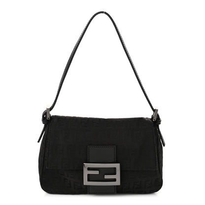 Fendi Zucchino Mini Mama Baguette Black 1 of 10