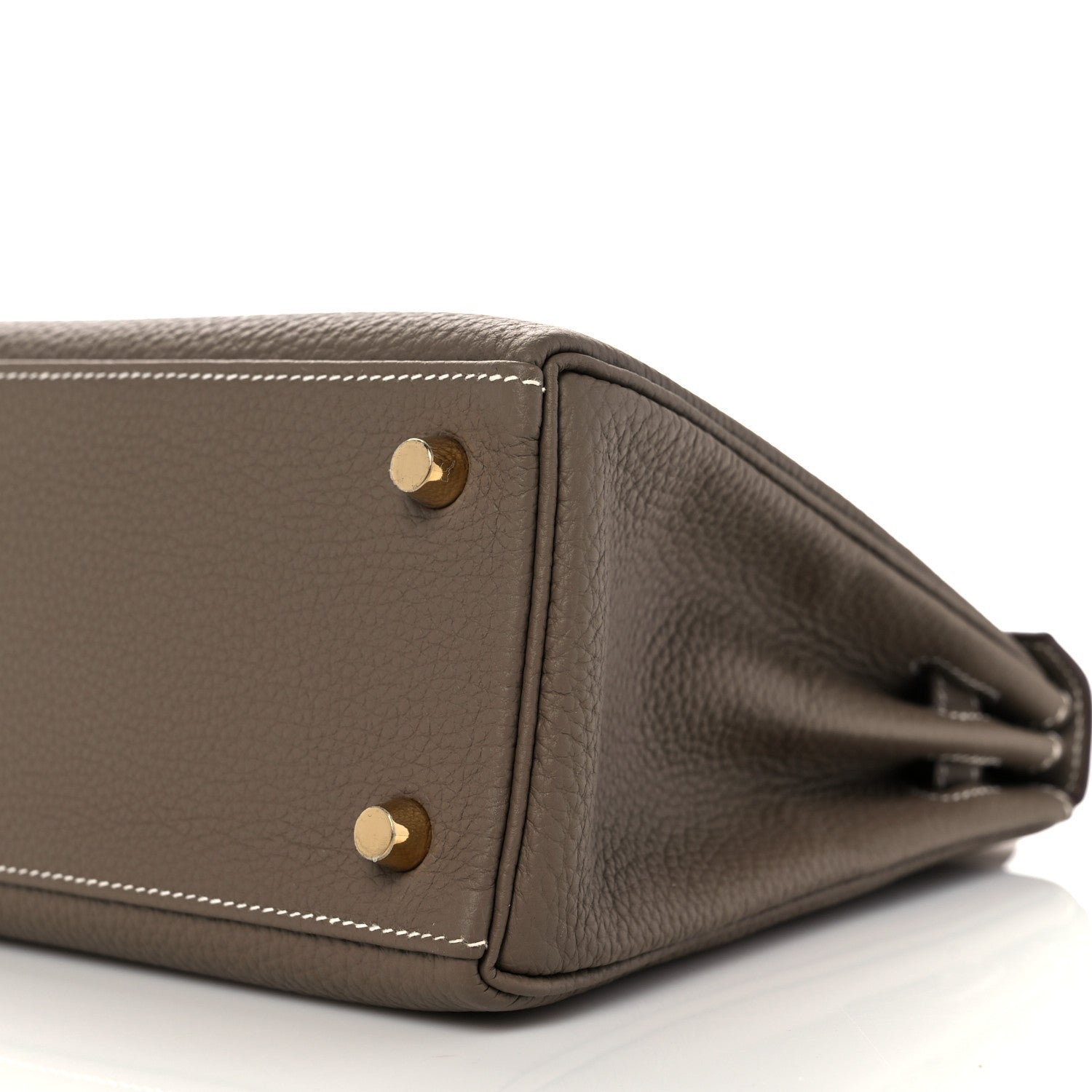 Hermes Togo Kelly Retourne 25 Etoupe 10 of 11