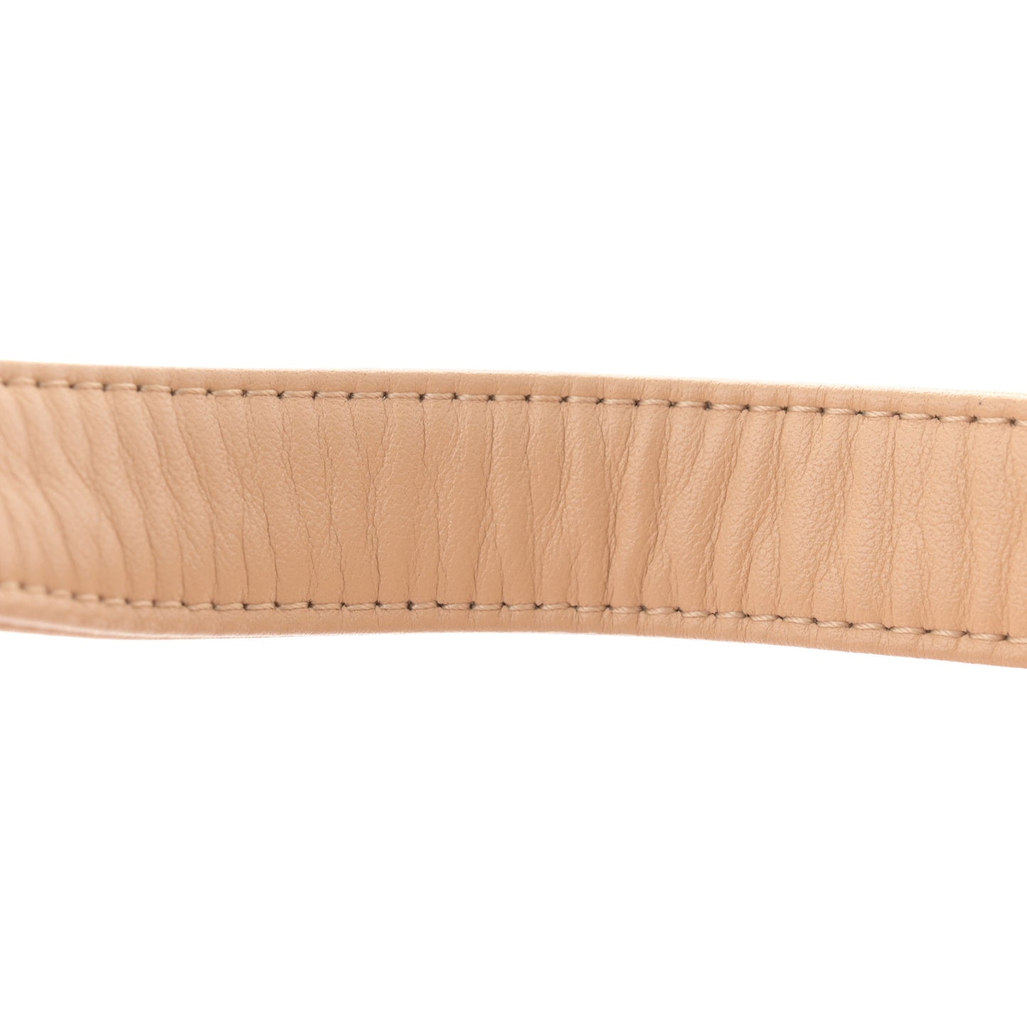 Calfskin Quilted Small Camera Case Beige