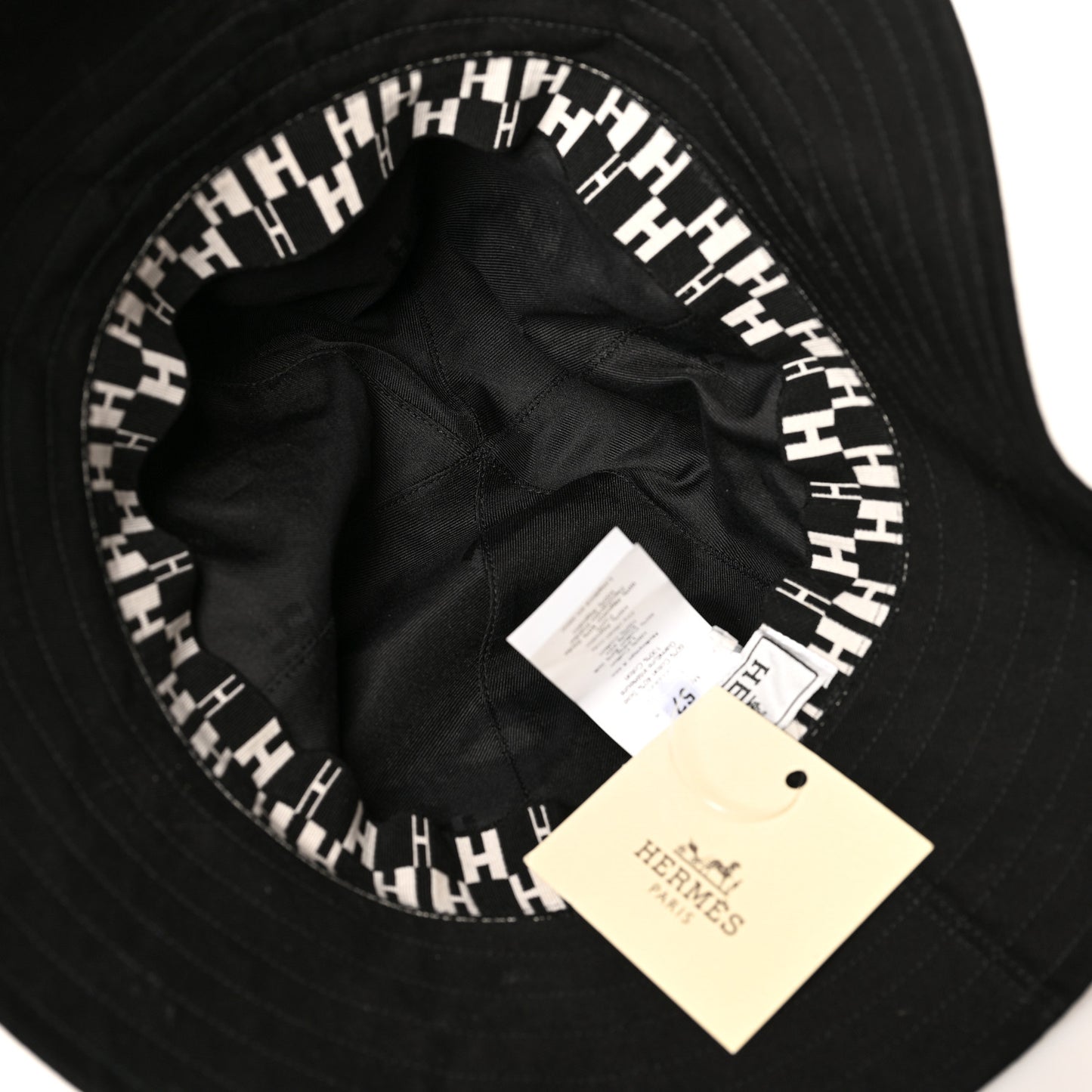Cotton Eden Bucket Hat 57 Black