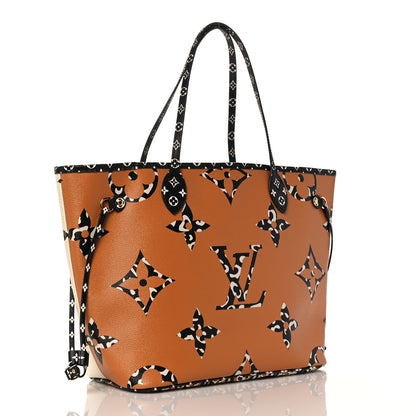 Louis Vuitton Monogram Giant Jungle Neverfull MM Ivory 3 of 9