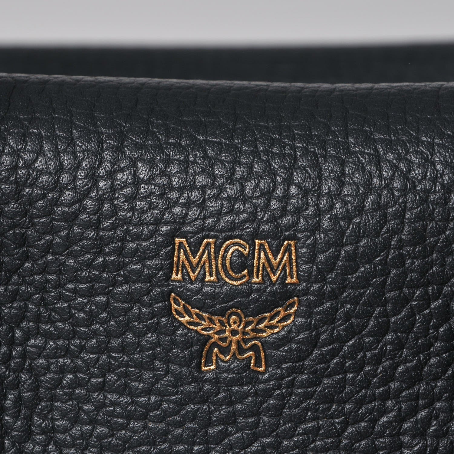 MCM Grained Calfskin Medium Milla Tote Phantom Grey 11 of 19