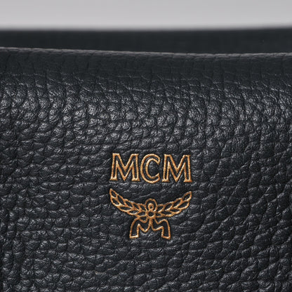 MCM Grained Calfskin Medium Milla Tote Phantom Grey 11 of 19