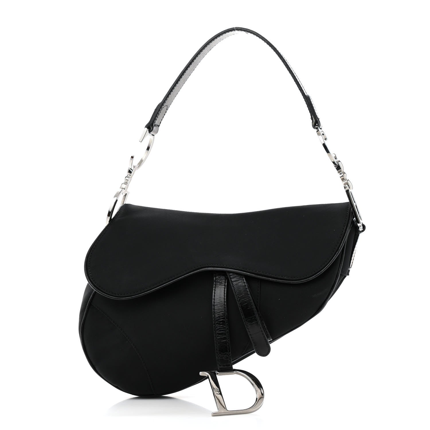 Christian Dior Nylon Saddle Bag Black 1 of 15