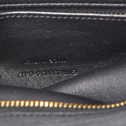 Saint Laurent Python Suede Baby Monogram Downtown Cabas Black 8 of 8