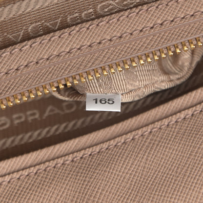 Prada Saffiano Medium Galleria Double Zip Tote Sabbia 6 of 12