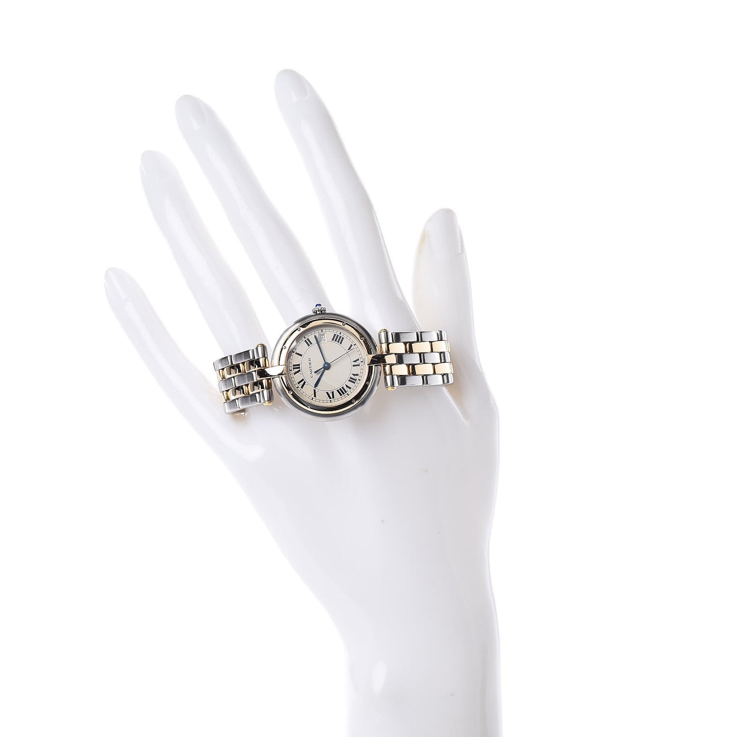 Stainless Steel 18K Yellow Gold 29mm Panthere Vendome Quartz Watch