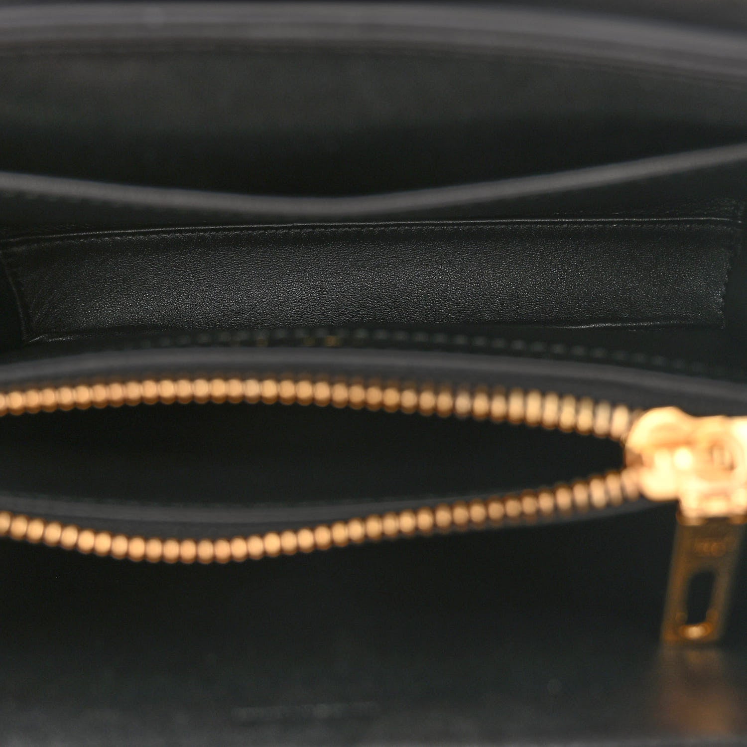 Celine Satinated Calfskin Mini 16 Top Handle Bag Black 5 of 9
