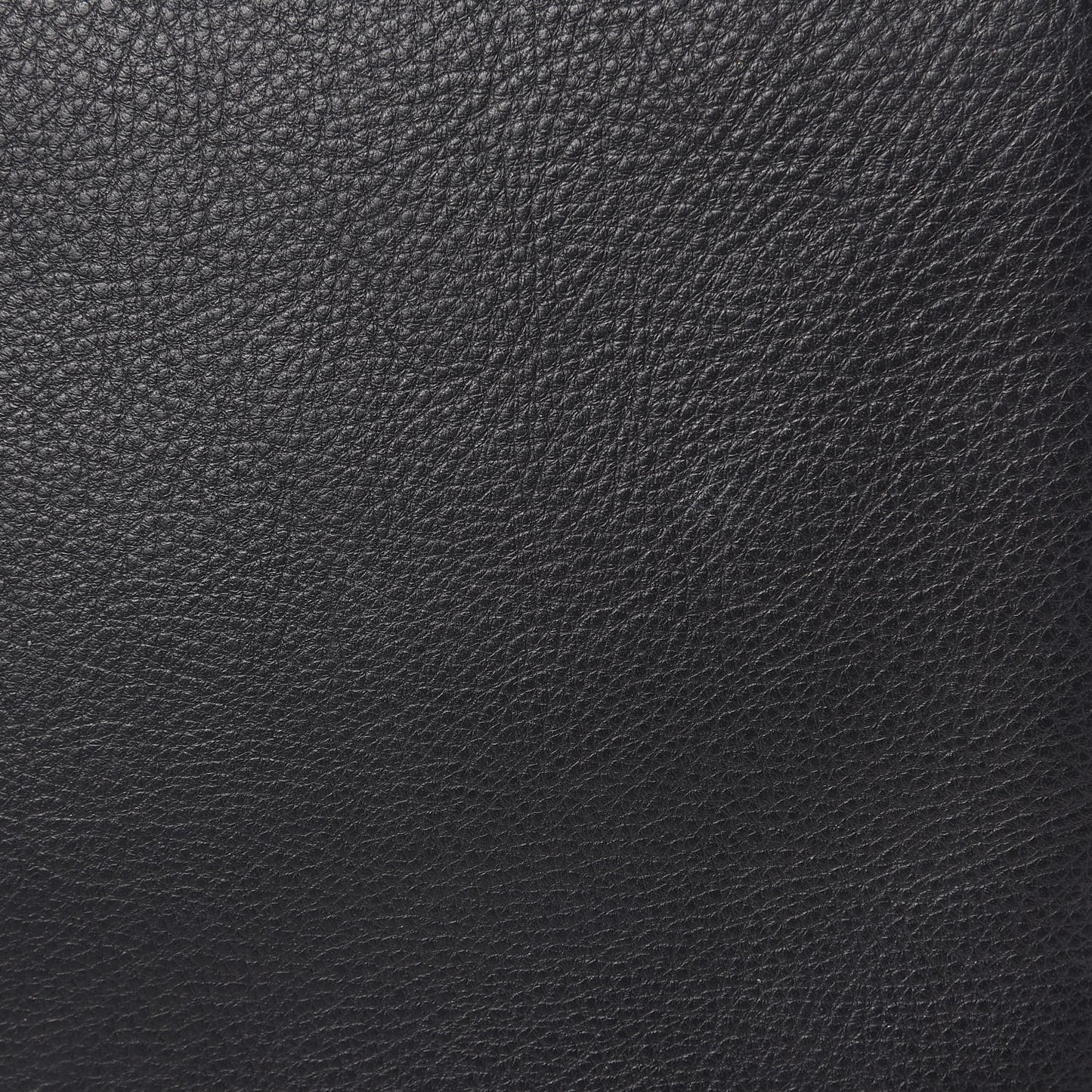 Calfskin Logo Everyday Second Bag Black White