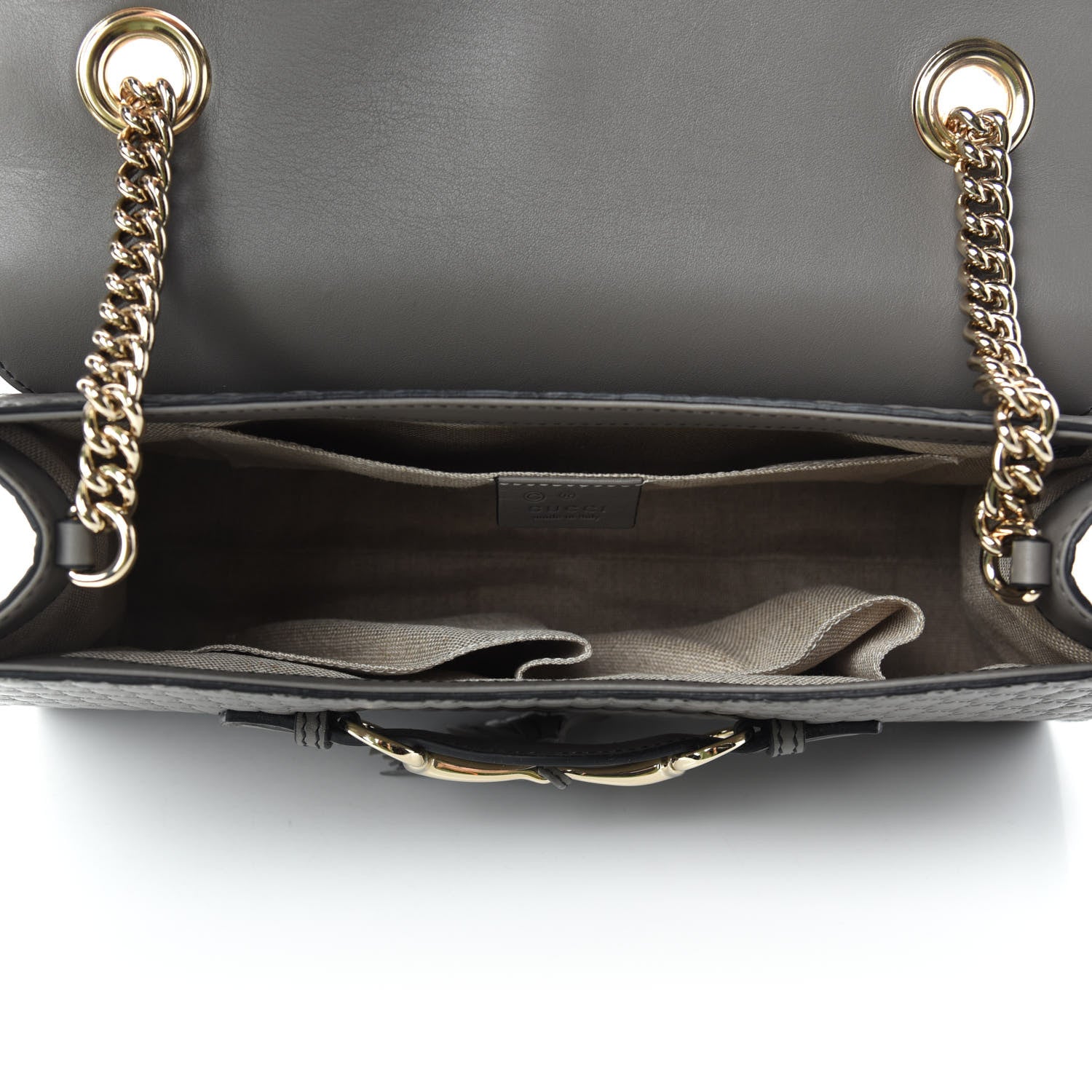 Gucci Soft Microguccissima Medium Emily Chain Shoulder Bag Loess 5 of 10