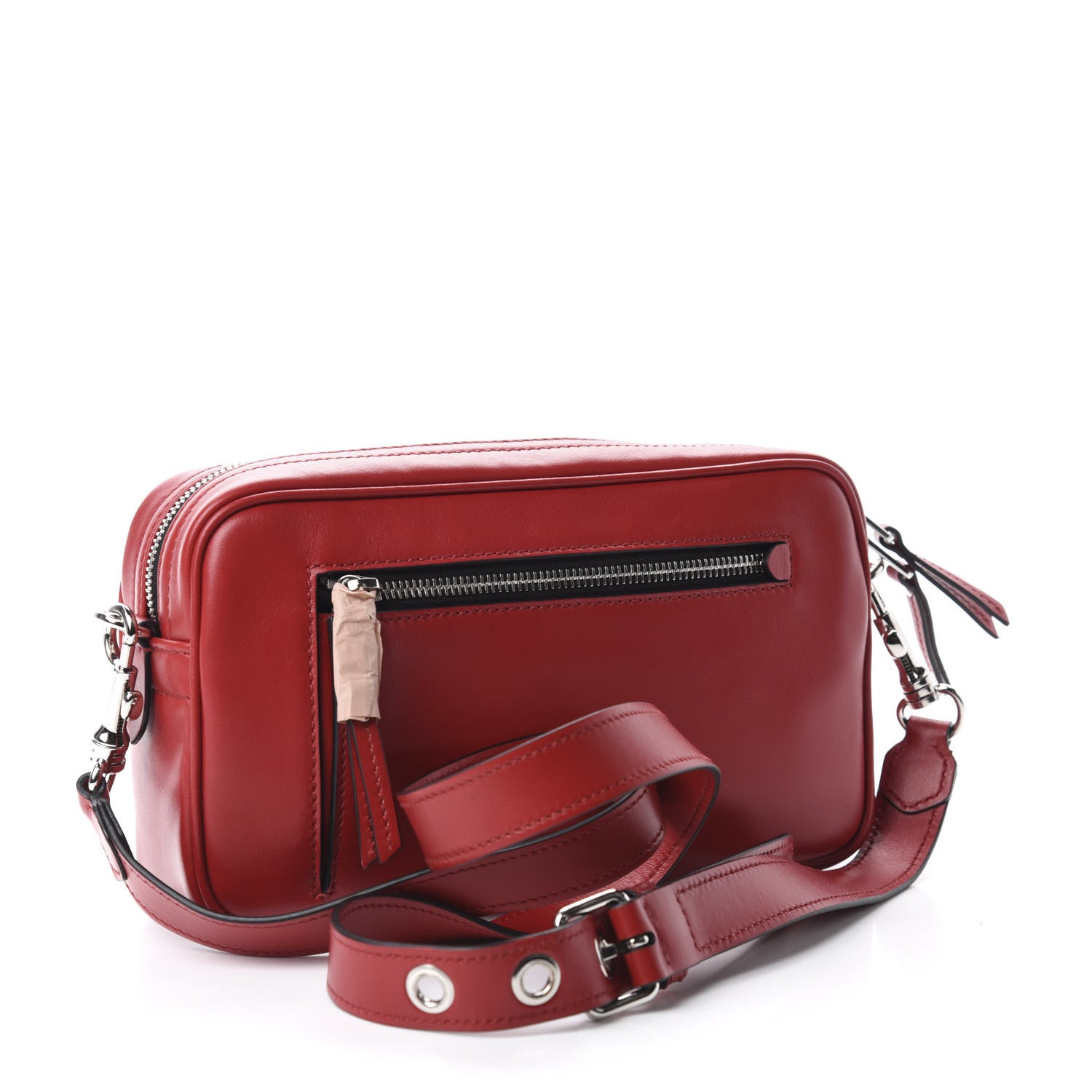 Miu Miu Soft Calfskin Crossbody Bag Fuoco 3 of 9