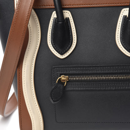 Celine Satin Calfskin Nano Tri-Color Luggage 8 of 15