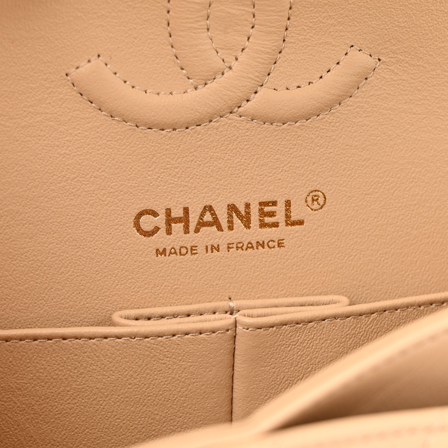 Chanel Lambskin Quilted Small Double Flap Beige 6 of 12