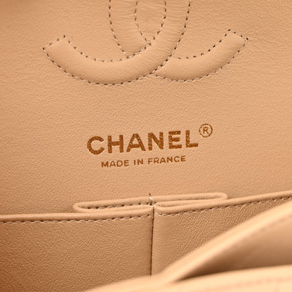 Chanel Lambskin Quilted Small Double Flap Beige 6 of 12