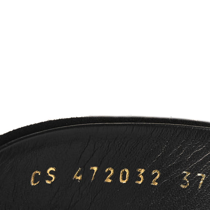 Saint Laurent Suede LouLou Mules 37 Black 7 of 9