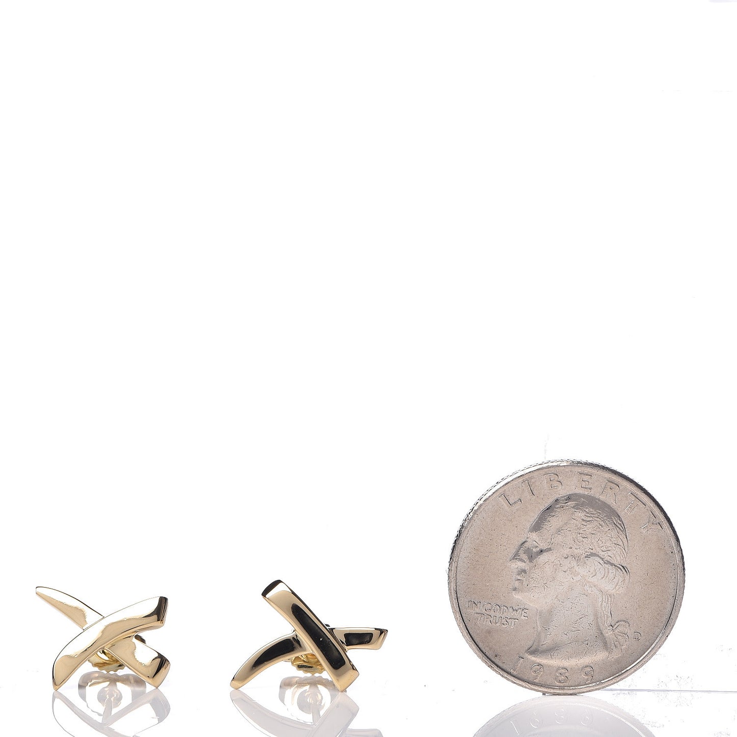 18K Yellow Gold Paloma's Graffiti X Earrings