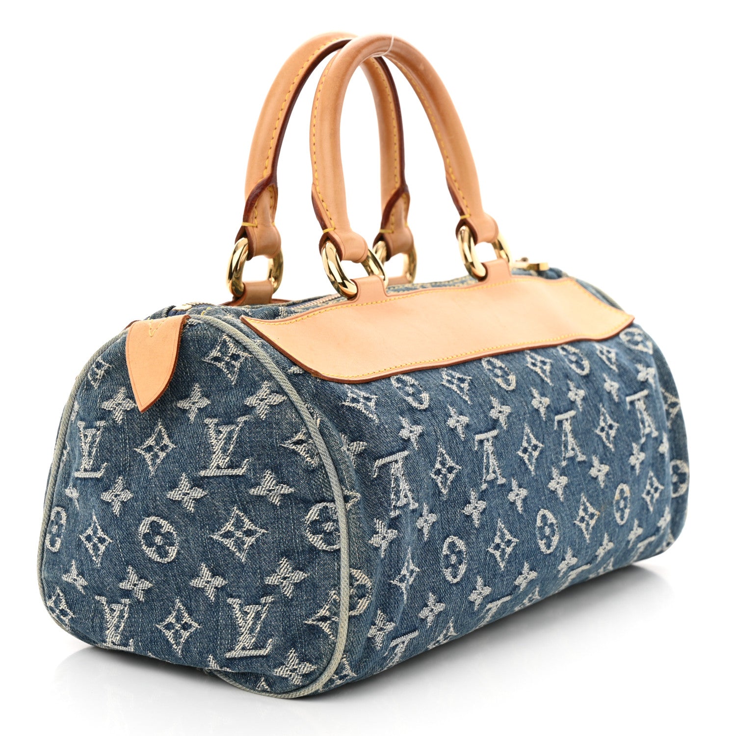 Louis Vuitton Monogram Denim Neo Speedy Blue 3 of 14