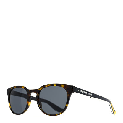 Christian Dior Acetate DiorB24.2 Sunglasses Dark Havana Grey 1 of 6