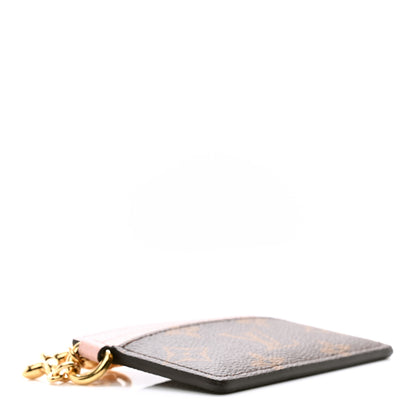 Louis Vuitton Monogram LV Charms Card Holder Rose Ballerine 4 of 7