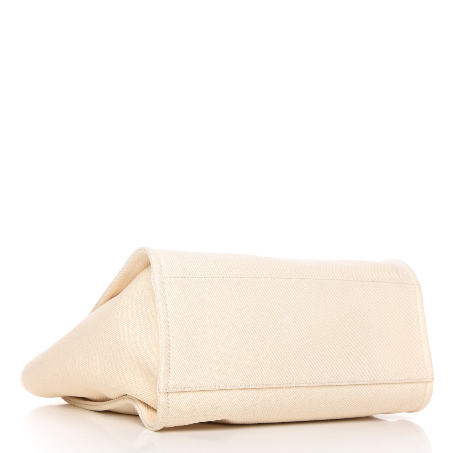 Canvas Pearl Medium Deauville Tote Ecru Beige