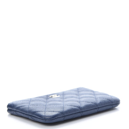 Chanel Caviar Quilted Small Cosmetic Case Navy 4 of 8