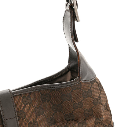 Gucci Monogram Small Jackie O Hobo Dark Brown 13 of 13