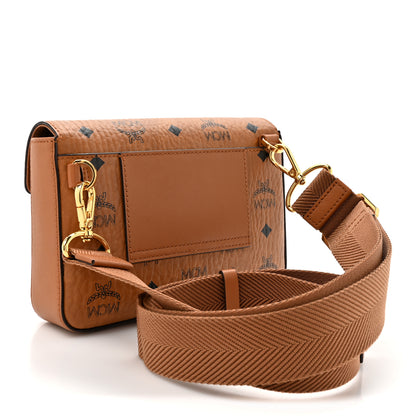 MCM Visetos Small Millie Crossbody Belt Bag Cognac 2 of 13