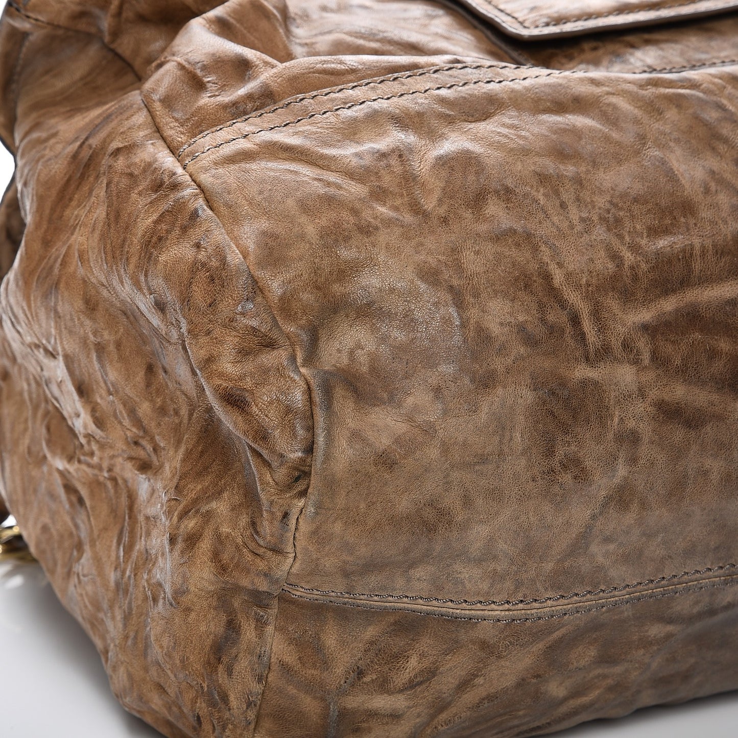 Tumbled Sheepskin Large Pandora Brown