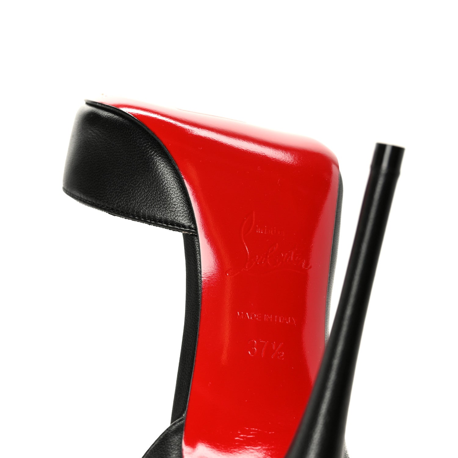 Christian Louboutin Shiny Nappa Iriza 100 Pumps 37.5 Black 8 of 9