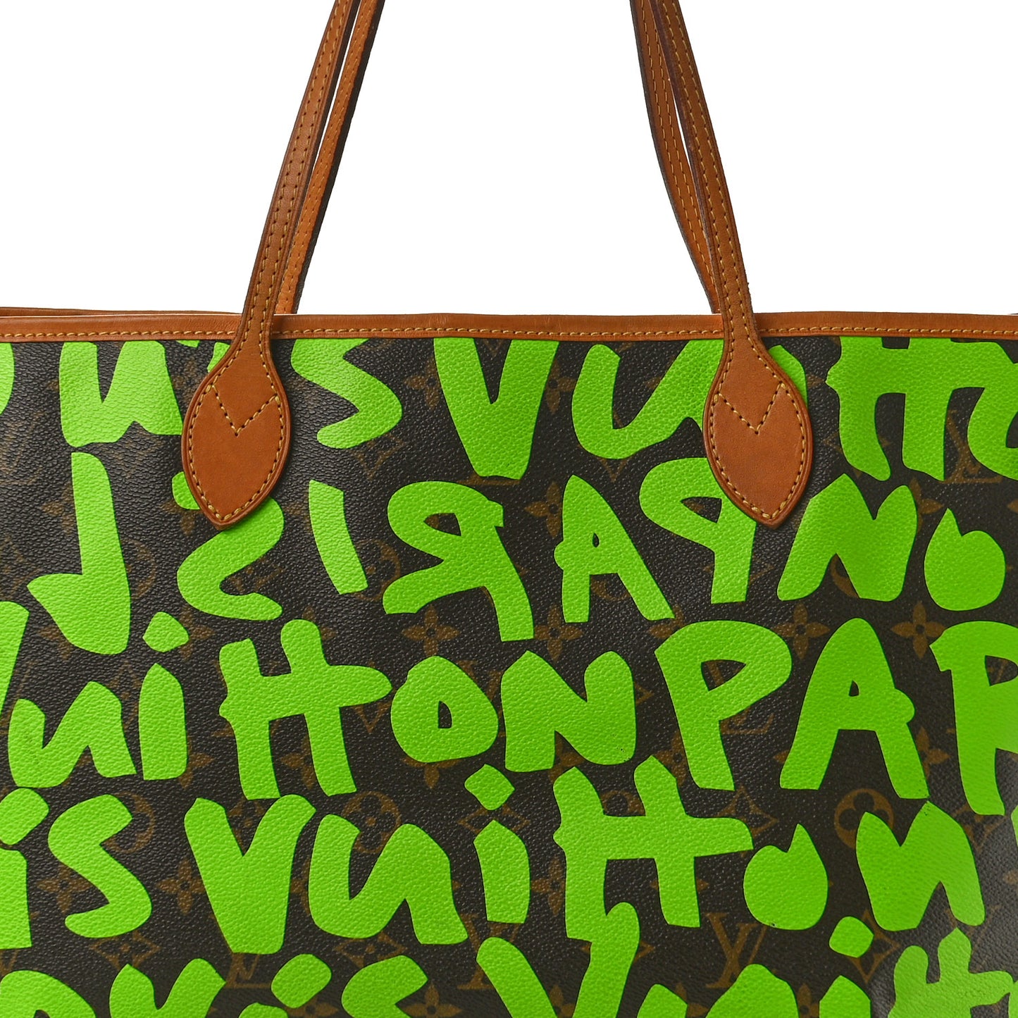 Monogram Graffiti Neverfull GM Green