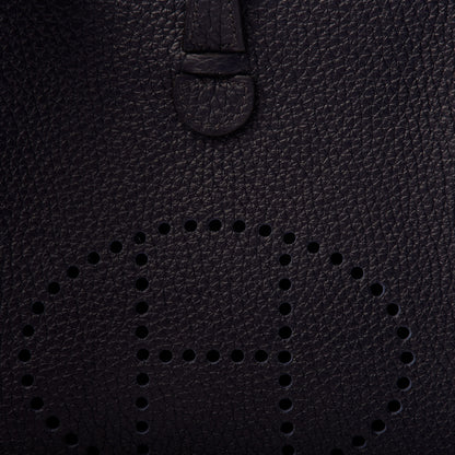 Hermes Taurillon Clemence Evelyne TPM Bleu Nuit 10 of 10