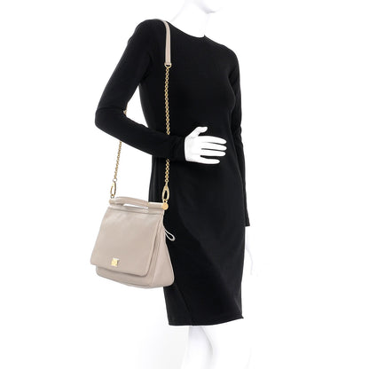 Dolce & Gabbana Dauphine Large Miss Sicily Satchel Taupe 2 of 8