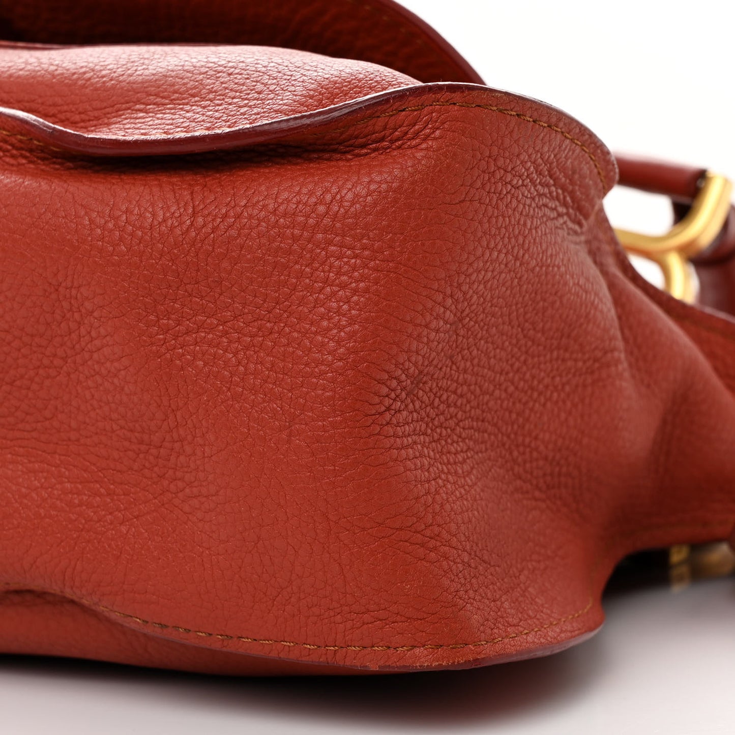 Calfskin Medium Marcie Satchel Coral Pop