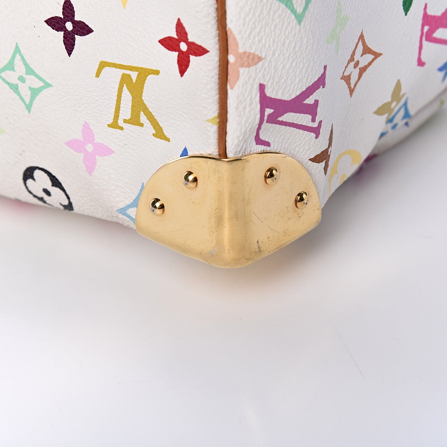 Monogram Multicolor Speedy 30 White