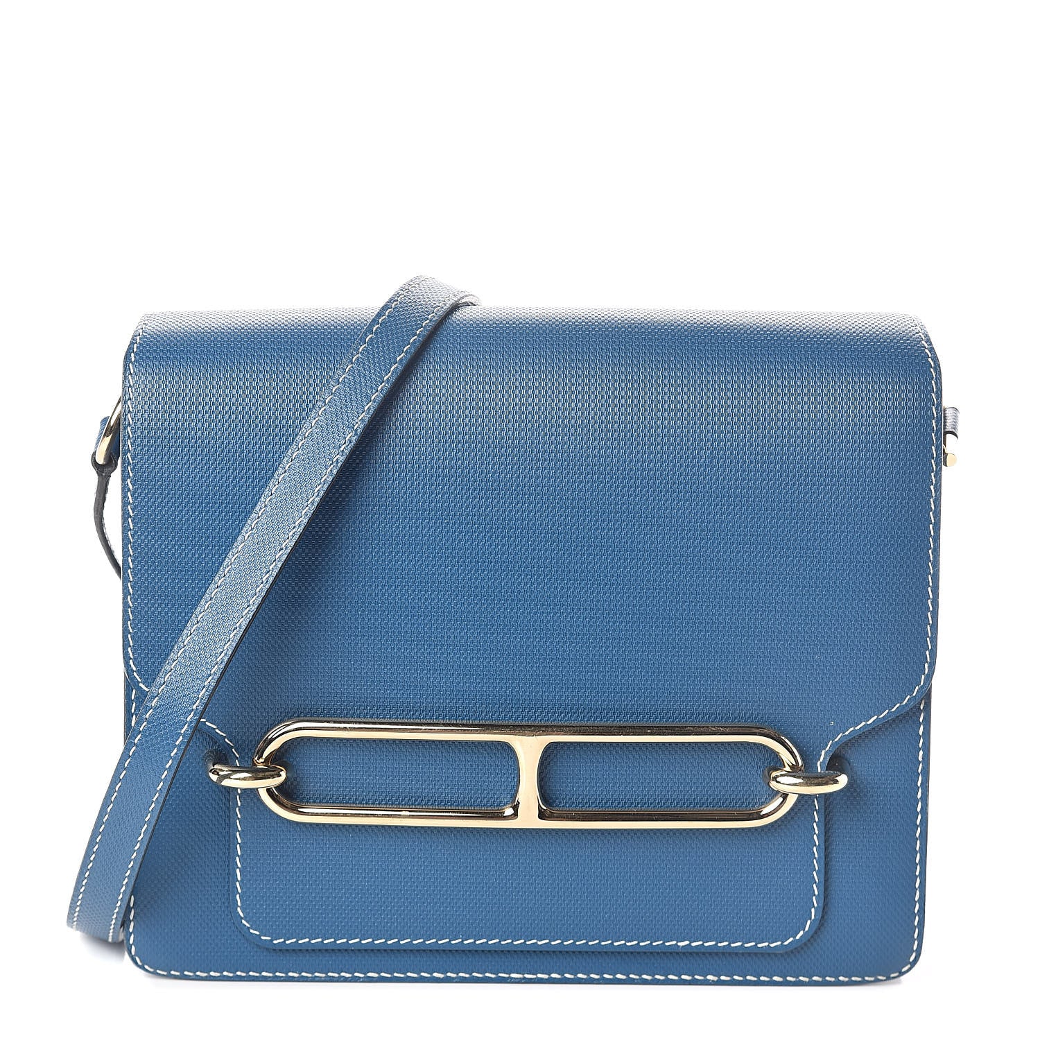 Hermes Grain d'H Sac Roulis 23 Bleu De Galice 1 of 9