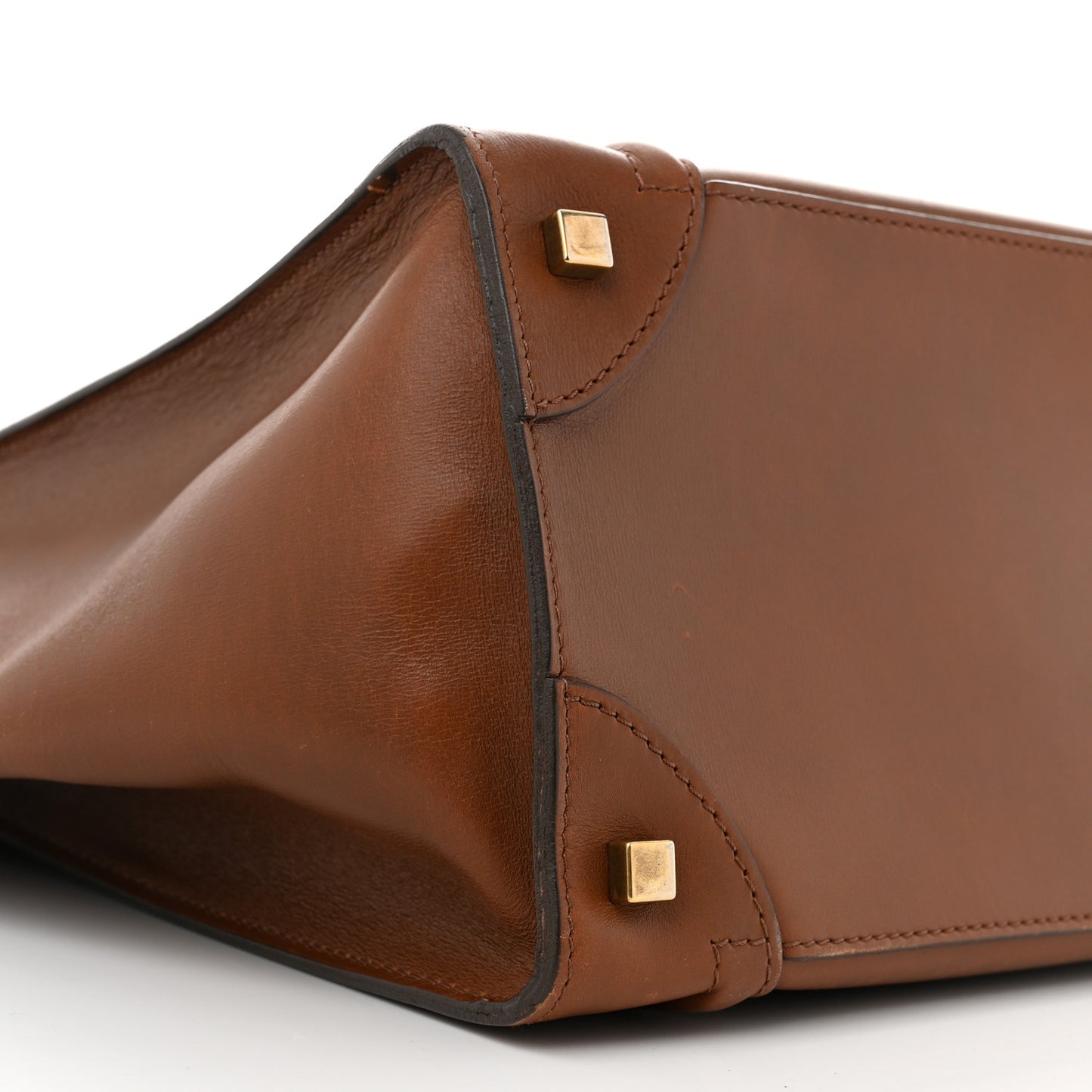 Smooth Calfskin Mini Luggage Sienna