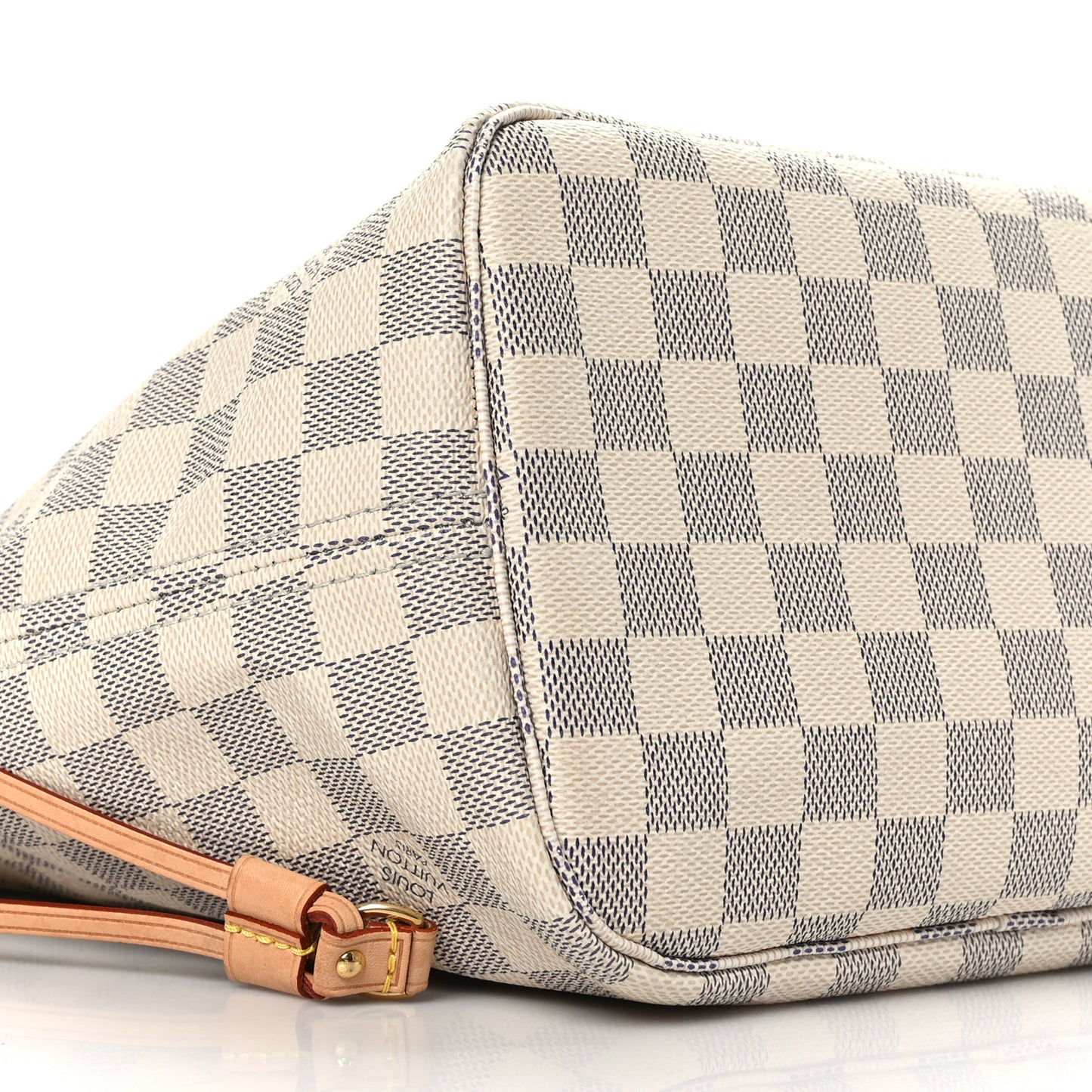 Damier Azur Neo Neverfull MM Rose Ballerine