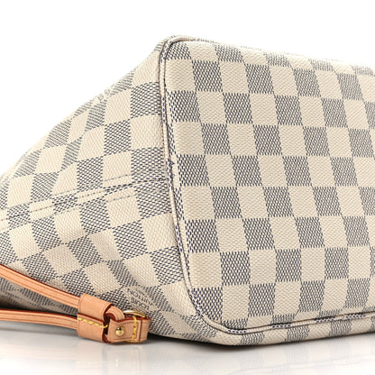 Louis Vuitton Damier Azur Neo Neverfull MM Rose Ballerine 8 of 9