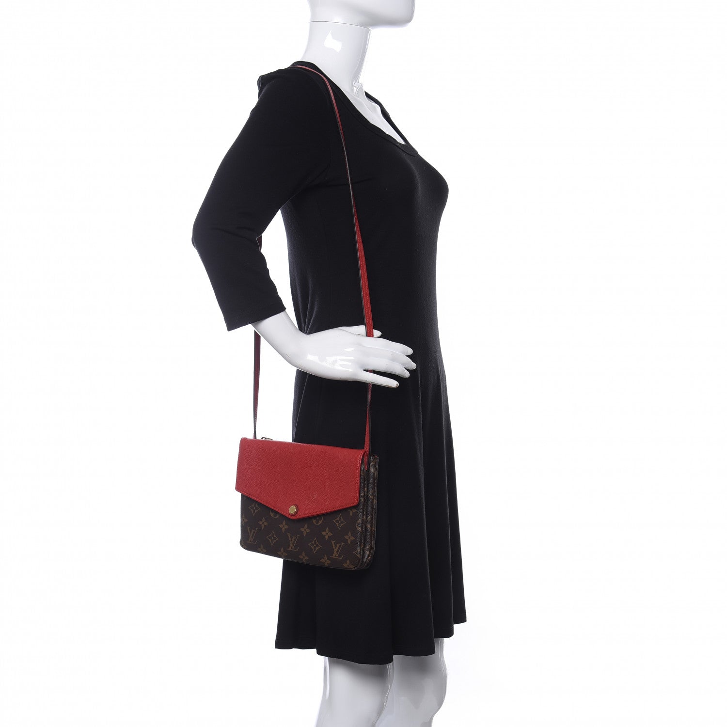 Louis Vuitton Monogram Twice Pochette Cherry 2 of 9