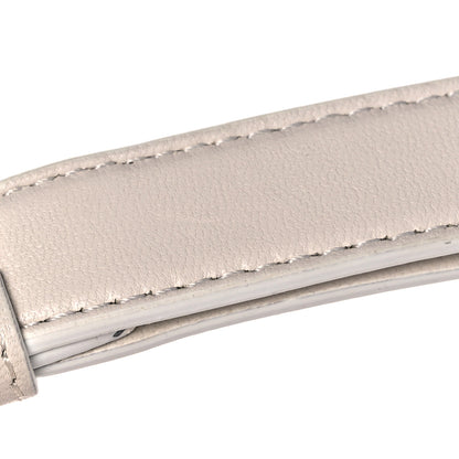 Versace Calfskin Quilted Tribute Icon Crossbody Flat Pouch White 12 of 13
