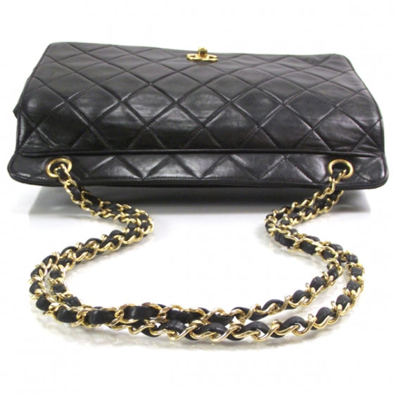 Lambskin Jumbo Flap Black