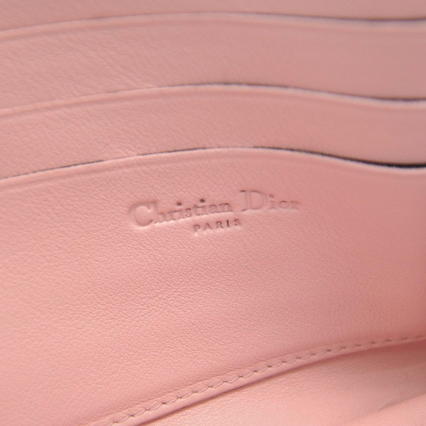 Patent Cannage New Lock Pouch Bag Rose Poudre