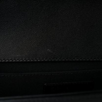 Chanel Calfskin Quilted Medium Boy Flap Black 12 of 14