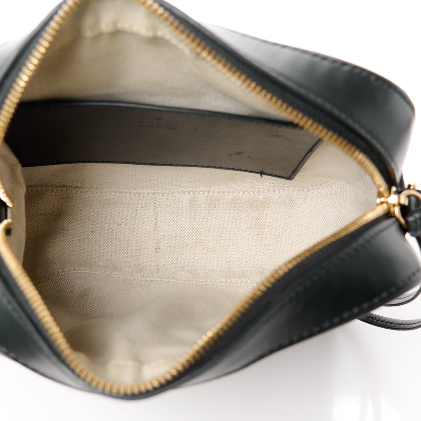 Calfskin GG Matelasse Shoulder Bag Black Natural