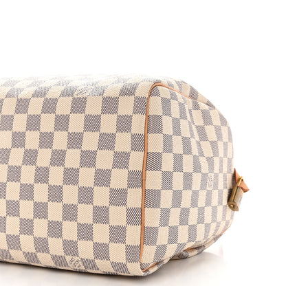 Louis Vuitton Damier Azur Speedy 30 10 of 13