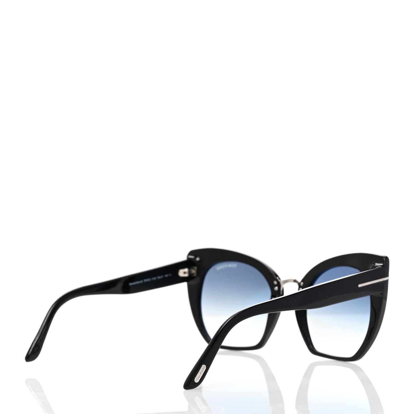 Samantha Cat Eye Sunglasses TF553 Black