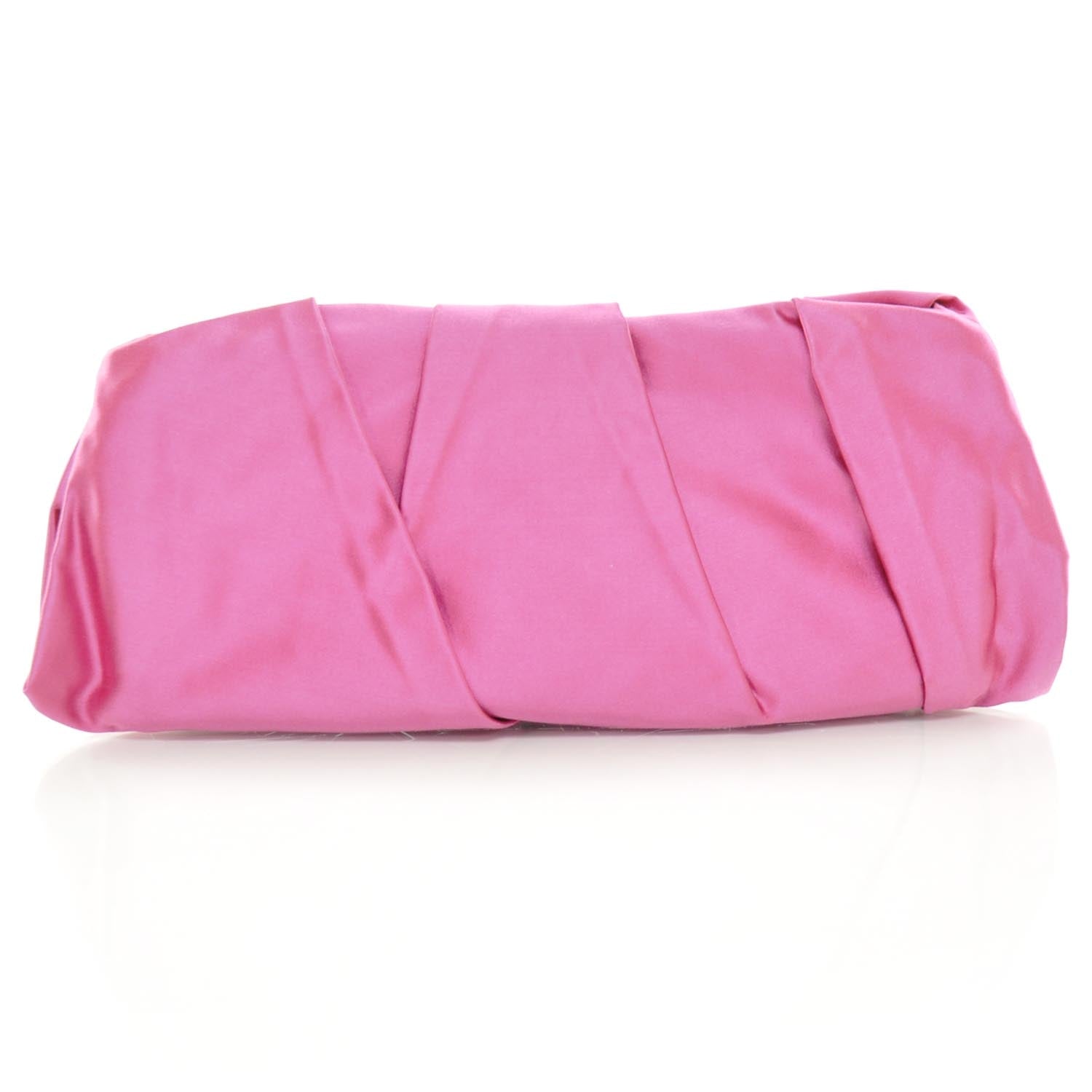 Prada Satin Framed Evening Bag Pink 4 of 9