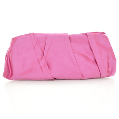 Prada Satin Framed Evening Bag Pink 4 of 9