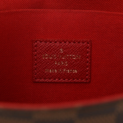 Louis Vuitton Damier Ebene Pochette Felicie Chain Wallet 7 of 12